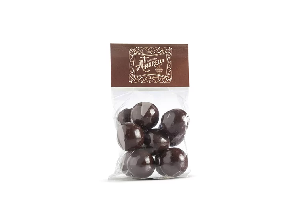 amarelli-cioccolata-schokobonbons-80g-zartbitter-lakritzlik-r image 1