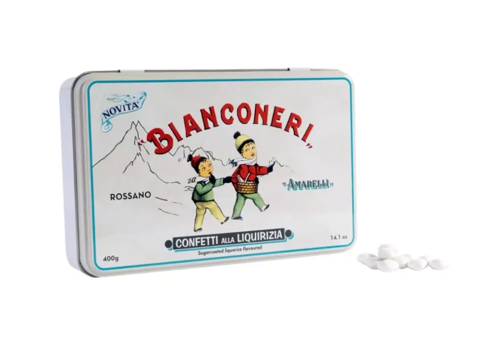 amarelli-bianconeri-lakritz-dragiert-minze-400g image 1