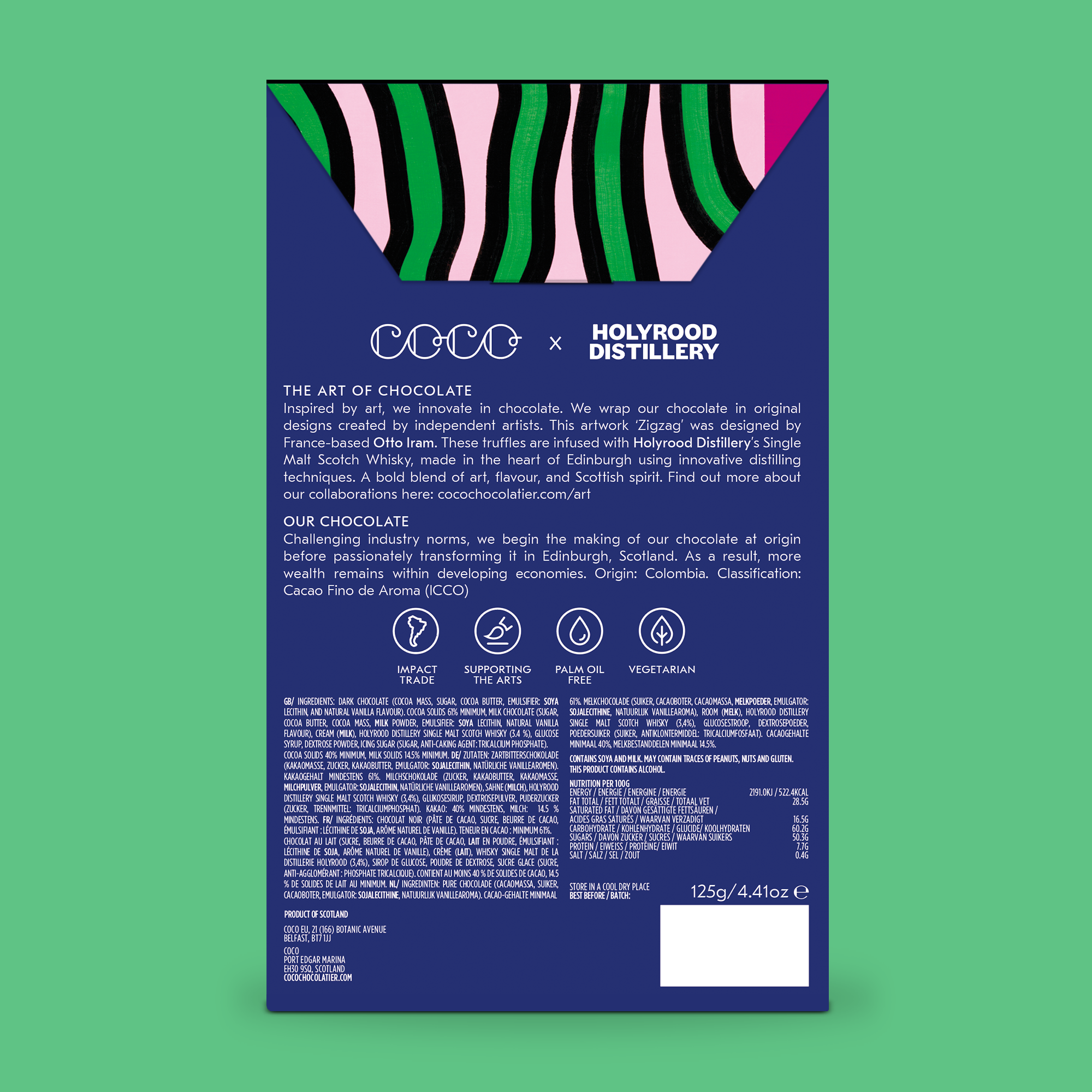 coco-chocolatier-whisky-truffles-single-malt-pralinen-125g image 2