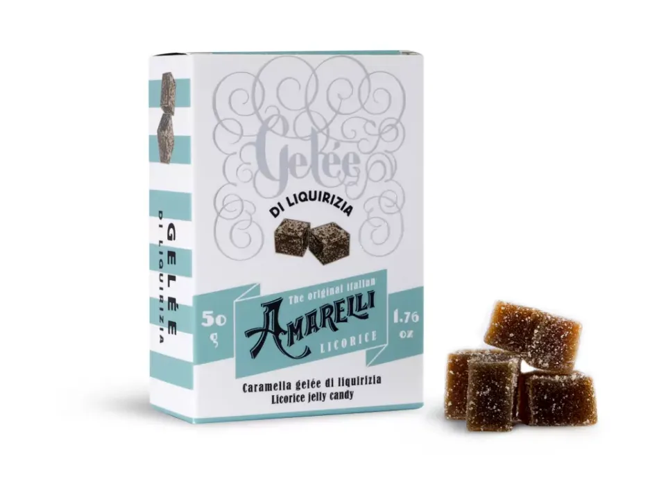 amarelli-caramelle-lakritz-gel-e-50g-milde-bonbons image 1