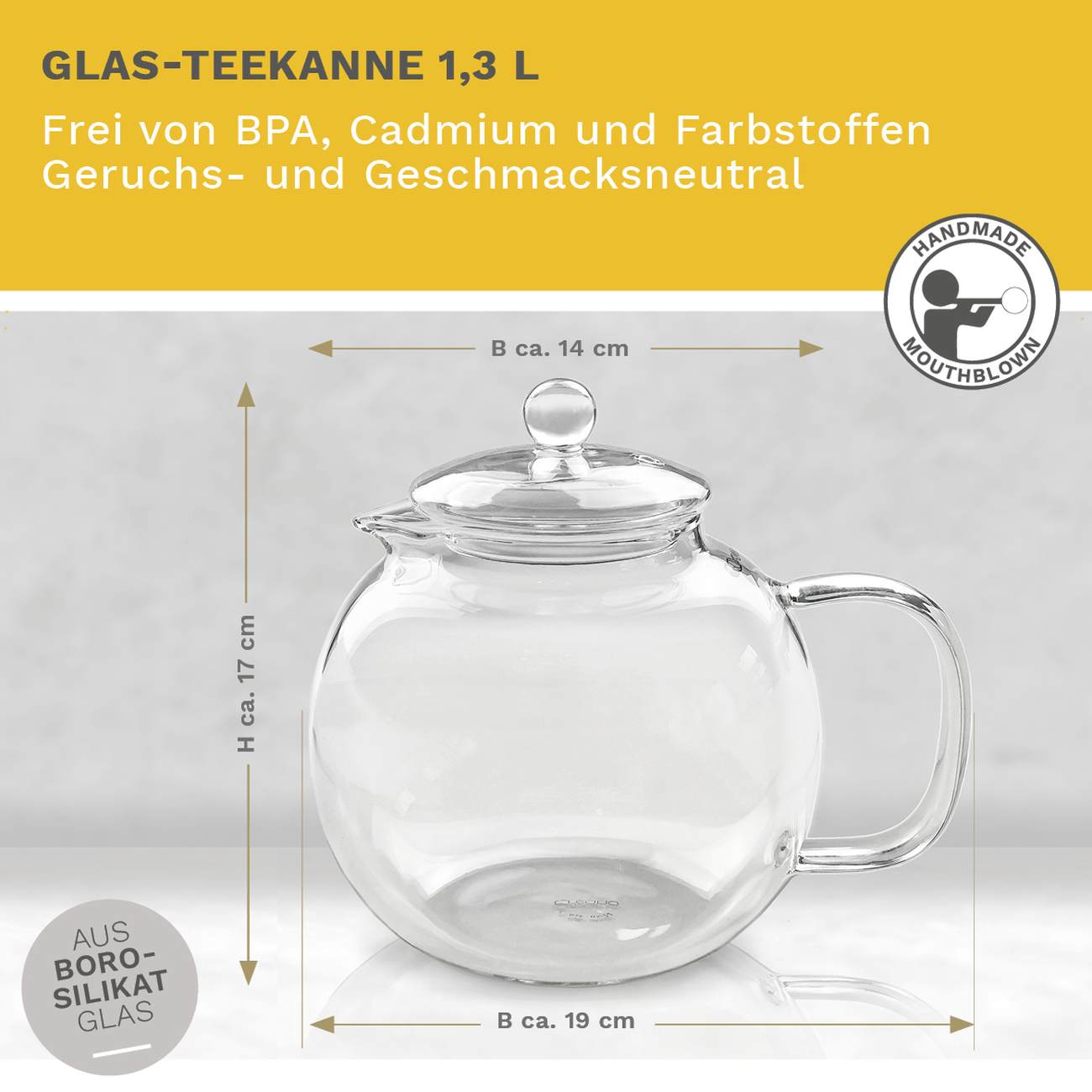 creano-schnabel-1-3l-glas-teekanne-set-mit-2-wei-tee-bl-ten image 3