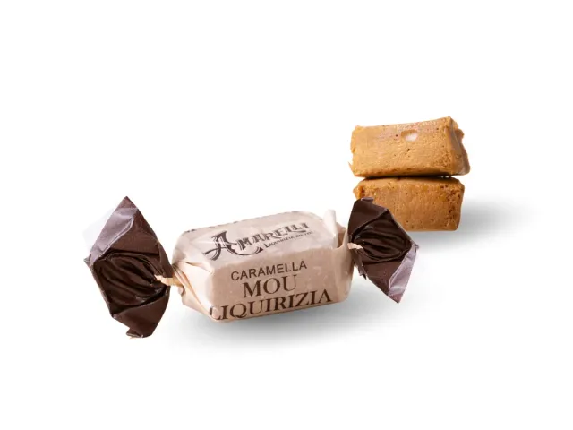 amarelli-mou-lakritz-karamell-1kg-glutenfrei-sahne image 1