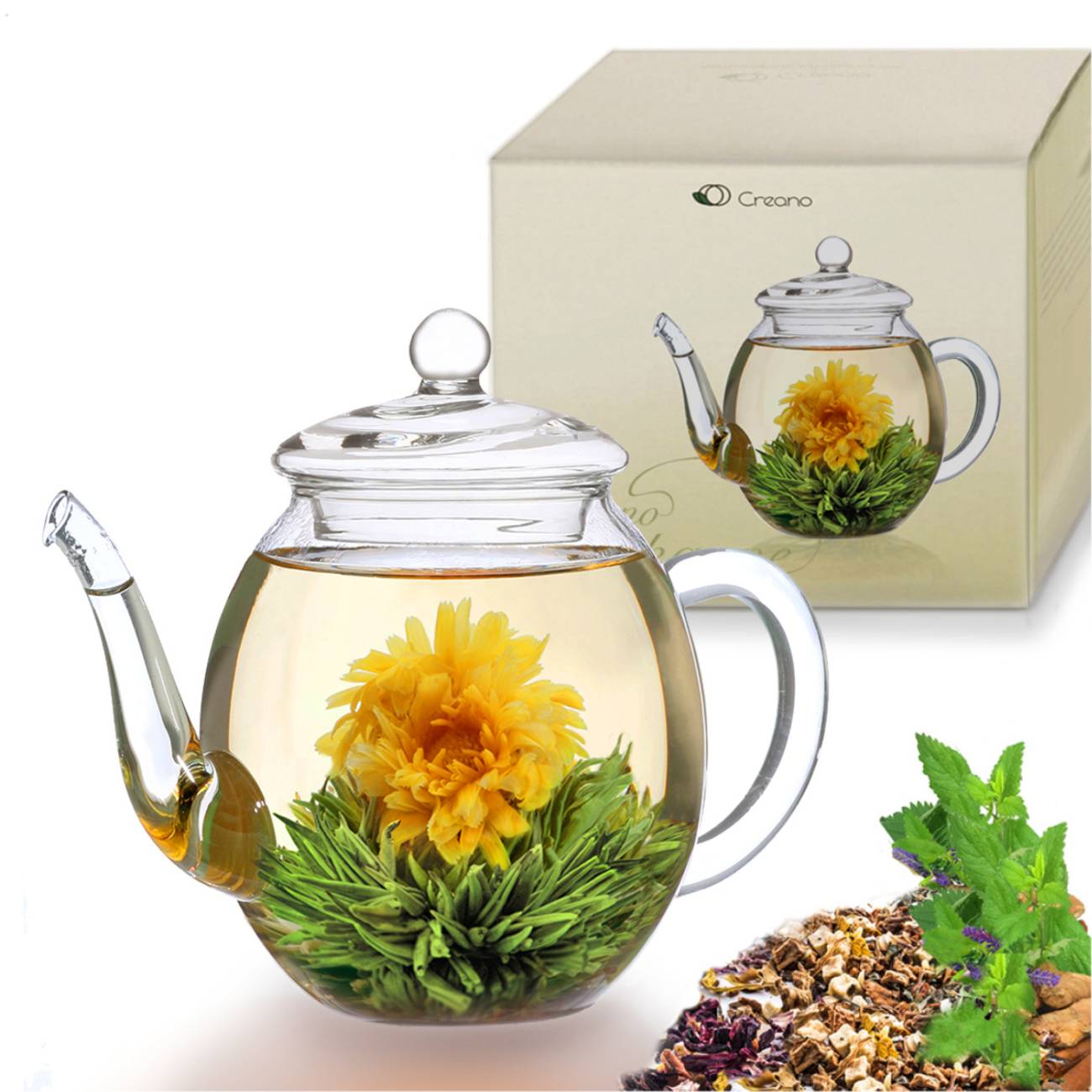 creano-500ml-glas-teekanne-klein-f-r-erbl-htee-mit-sieb image 5