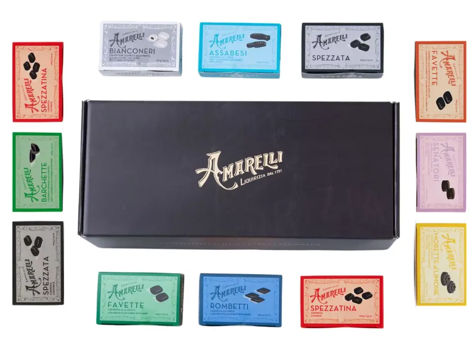 amarelli-idee-regalo-prestige-geschenkbox-12x100g-lakritz image 1