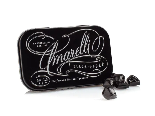 amarelli-black-label-lakritz-pur-glutenfrei-40-g image 1
