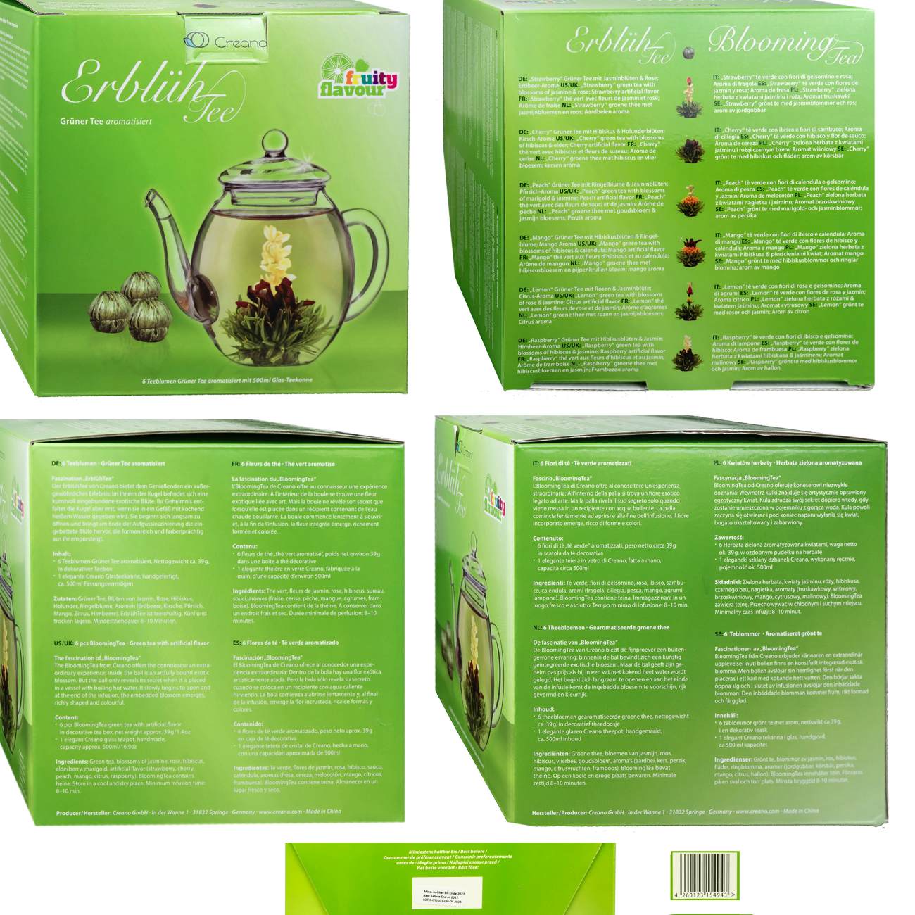 creano-erbl-htee-gr-ntee-teeblumen-6er-set-mit-glaskanne image 8