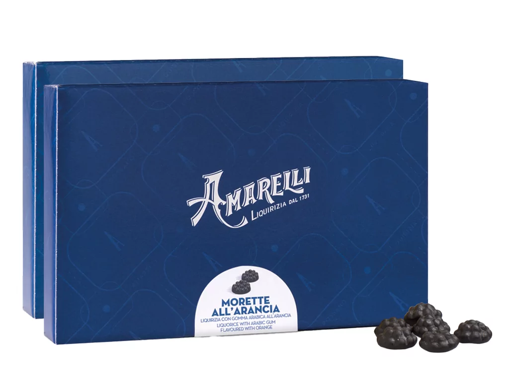 amarelli-morette-gummi-lakritz-orange-1-kg image 1