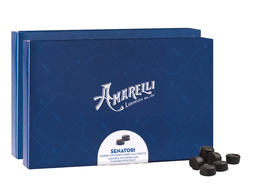 amarelli-liquirizia-gommosa-kit-senatori-lakritzgummi-1kg-veilchen image 1