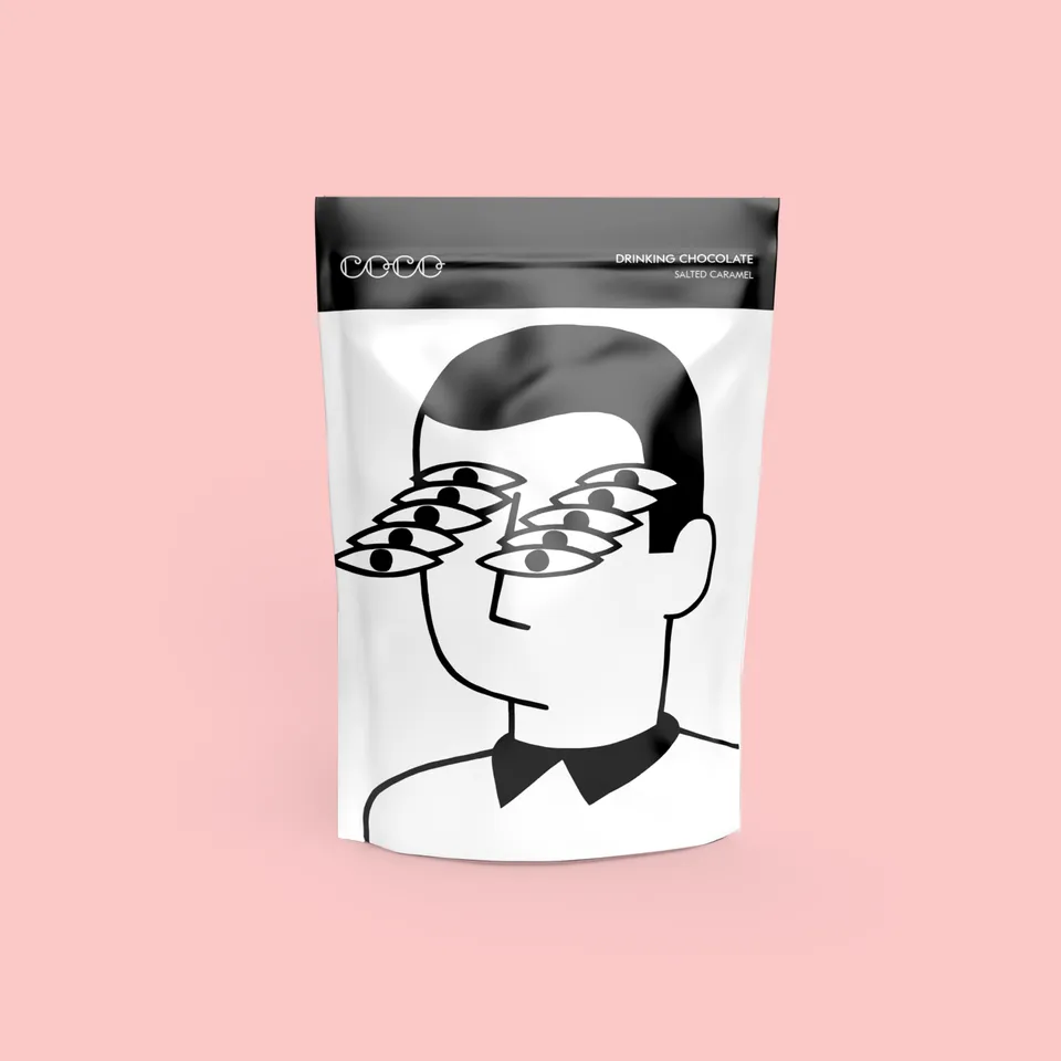 coco-chocolatier-drinking-chocolate-salted-caramel-200g-vegan image 1