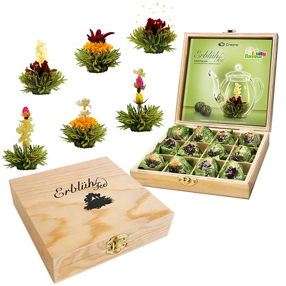 creano-erbl-htee-gr-ntee-teeblumen-12er-holzbox-fruchtig image 1
