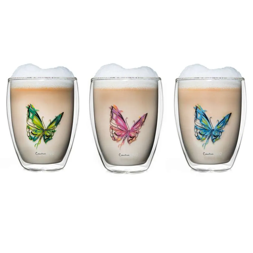 creano-colourfly-thermoglas-250ml-3er-set-schmetterling image 1