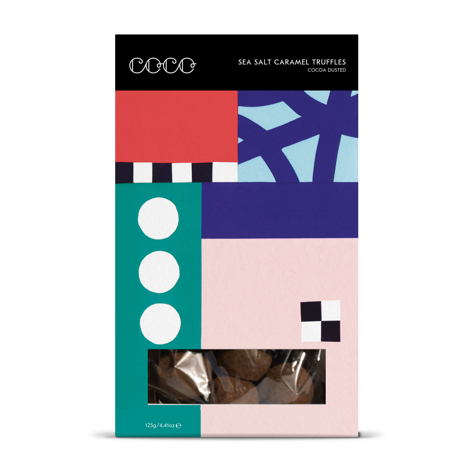 coco-chocolatier-truffles-sea-salt-caramel-tr-ffel-125g-kakao image 1