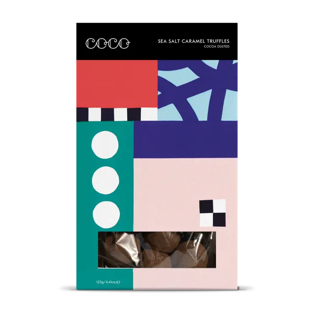 coco-chocolatier-truffles-sea-salt-caramel-tr-ffel-125g-kakao image 1