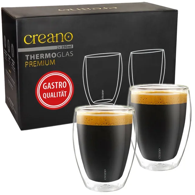 creano-gastro-doppelwandglas-250ml-2er-set-gastroseal image 1