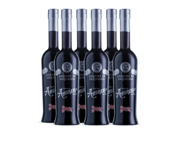 amarelli-birra-e-liquori-lakritz-lik-r-set-6-flaschen-kr-ftig image 1