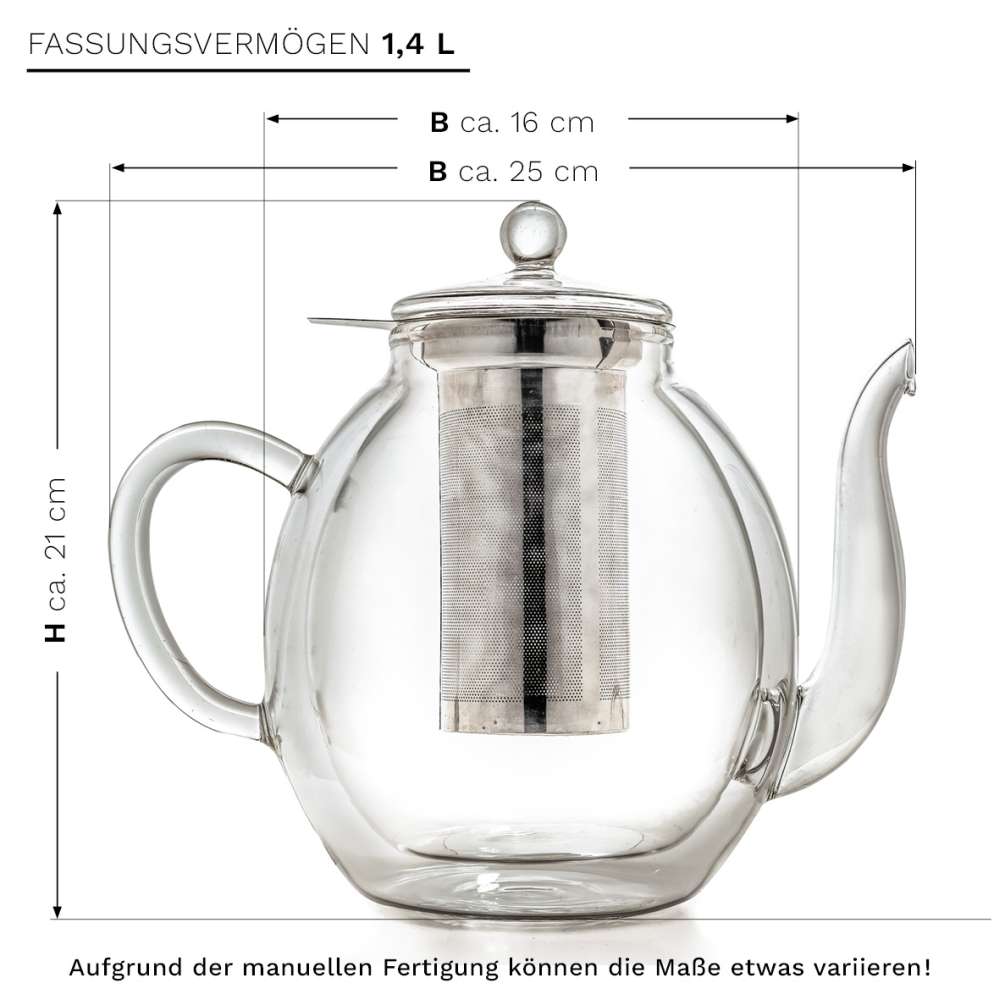 creano-thermo-teekanne-glas-1-4l-doppelwandig-mit-filter image 3