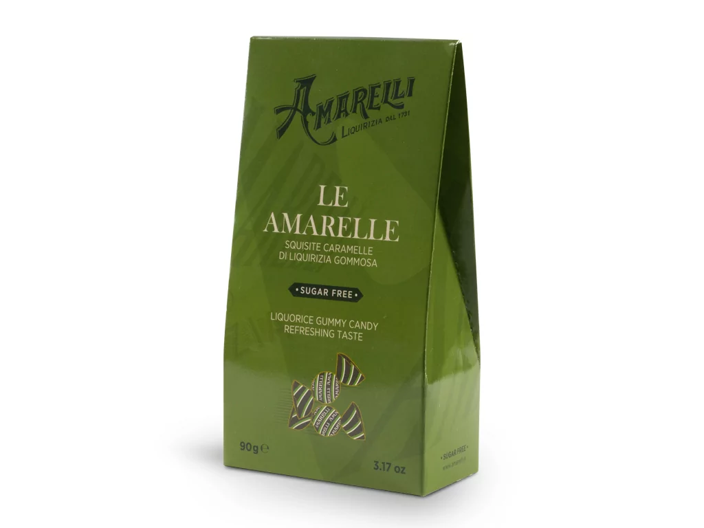 amarelli-amarelle-zuckerfreies-gummi-lakritz-90g image 1