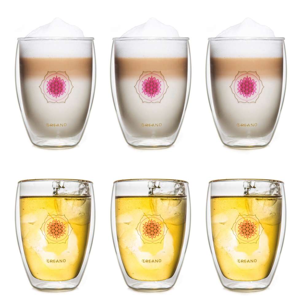 creano-blume-des-lebens-thermoglas-250ml-6er-set image 1