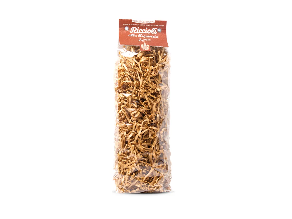 amarelli-gastronomia-riccioli-lakritznudeln-pasta image 1