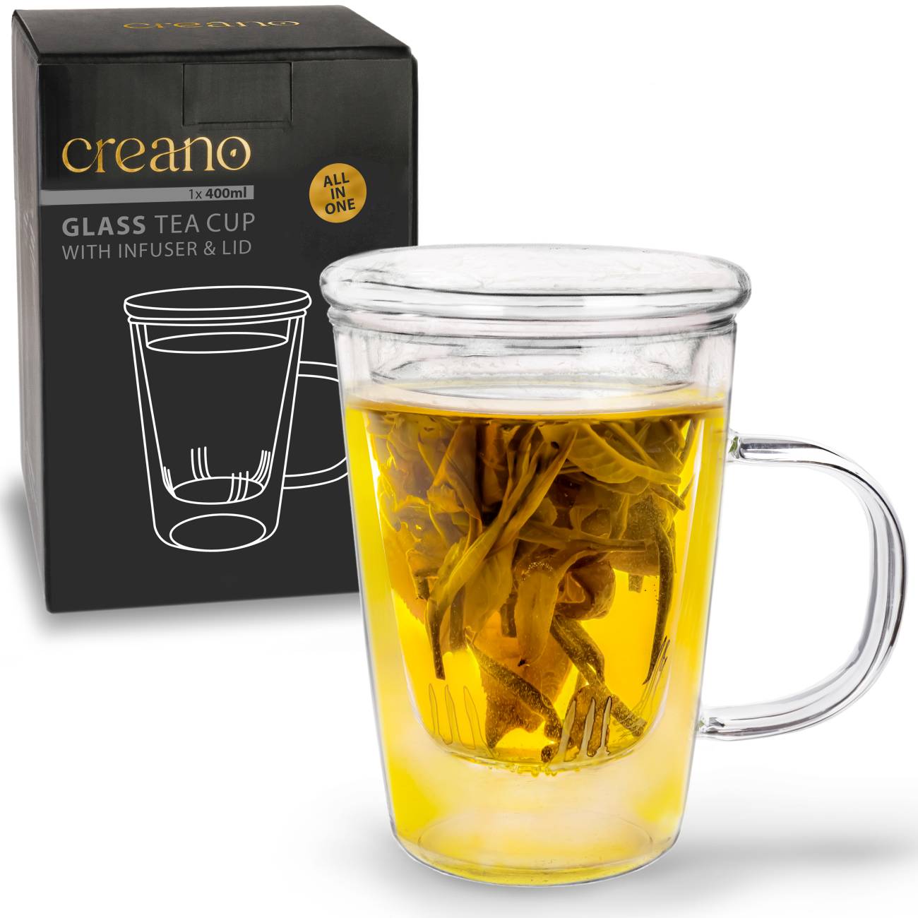 creano-teeglas-400ml-mit-sieb-und-deckel-glastasse image 1