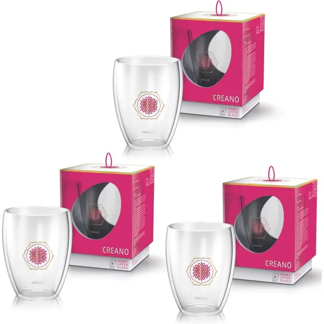 creano-blume-des-lebens-thermoglas-250ml-3er-set image 1