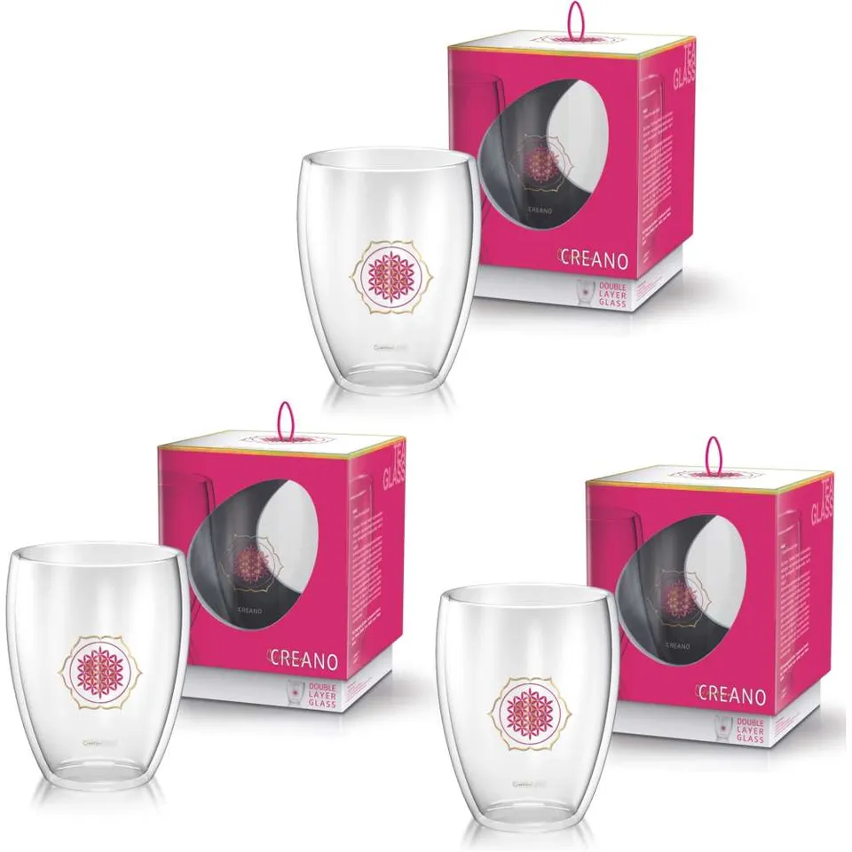 creano-blume-des-lebens-thermoglas-250ml-3er-set image 1
