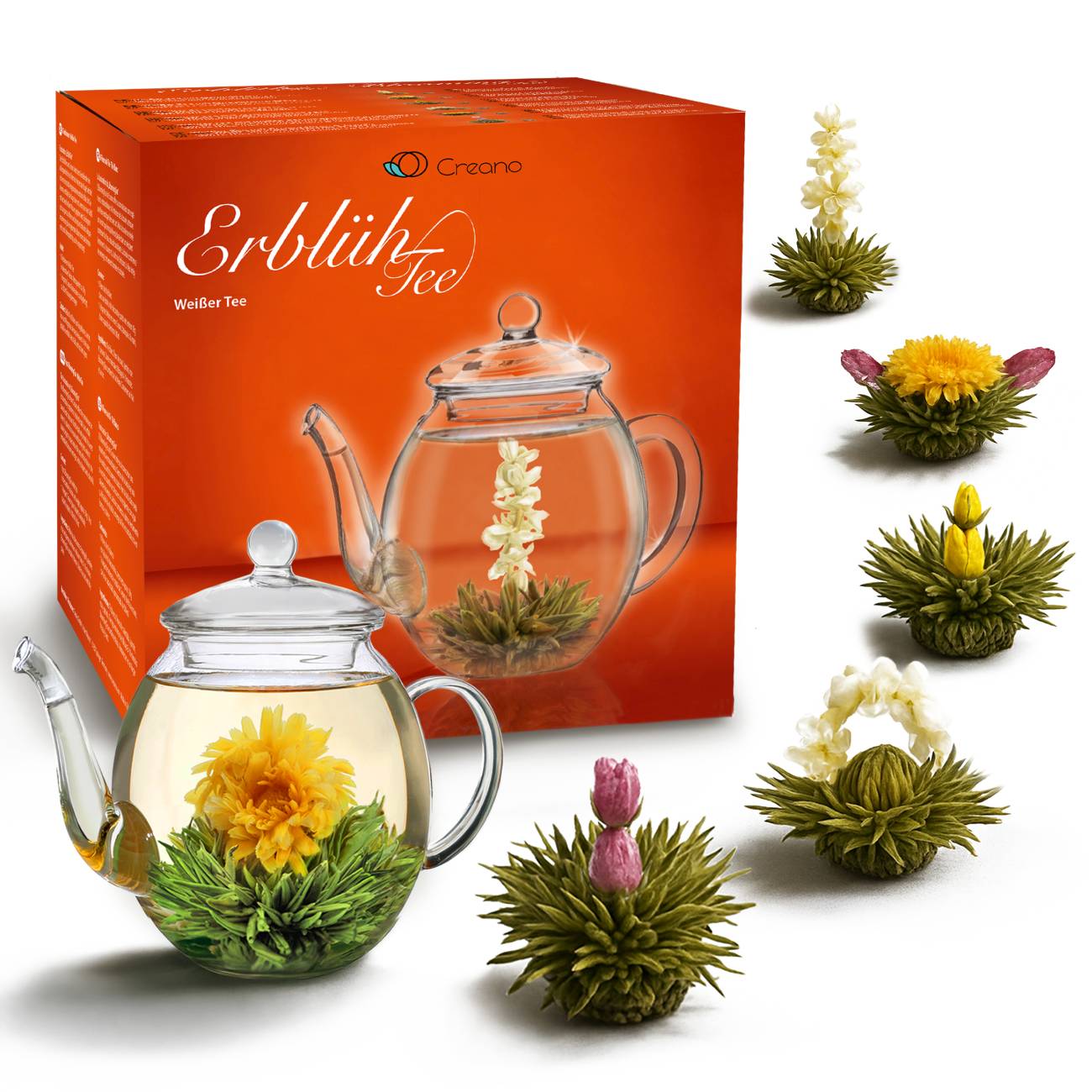 creano-erbl-htee-wei-tee-teeblume-6er-set-weihnachten image 1