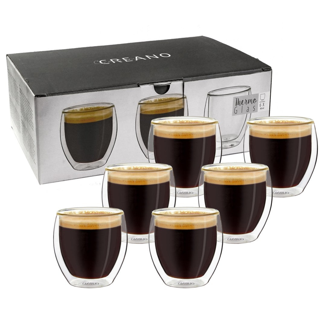 creano-espresso-thermoglas-80ml-6er-set-doppelwandig image 1