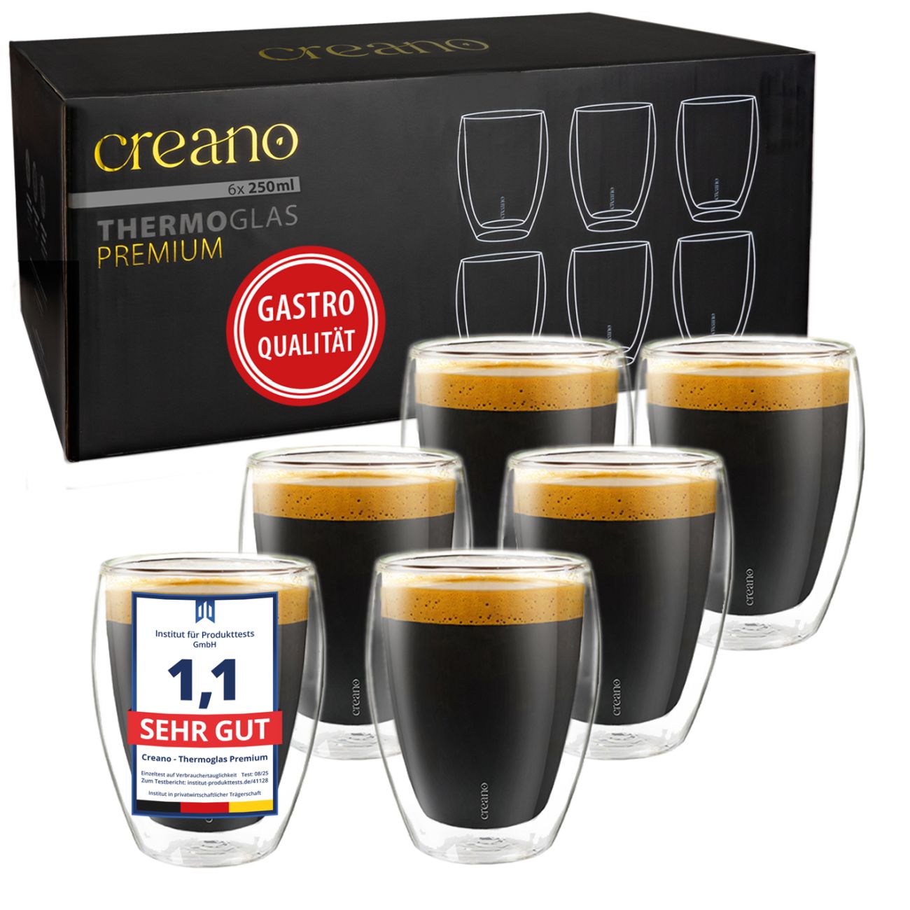 creano-gastro-doppelwandglas-250ml-2er-set-gastroseal image 3