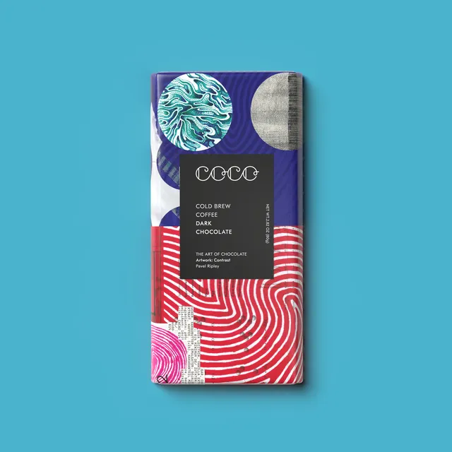 coco-chocolatier-chocolate-bars-cold-brew-coffee-tafel-80g-vegan image 1
