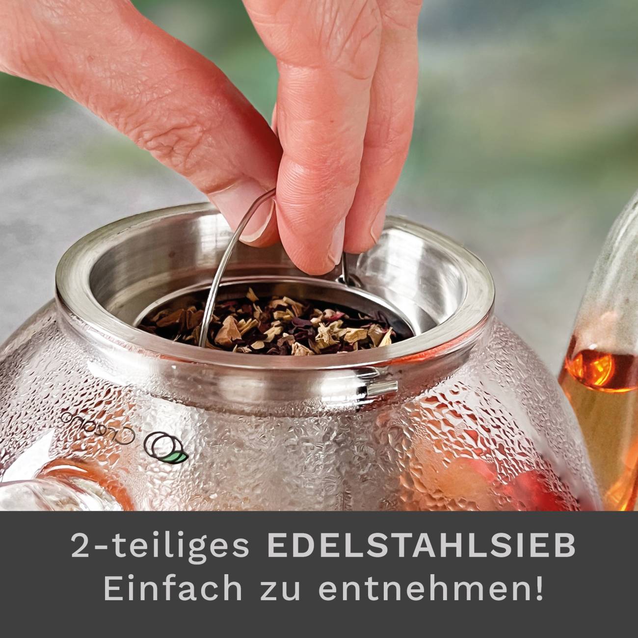 creano-hoch-1-5l-glas-teekanne-mit-st-vchen-und-edelstahlsieb image 6