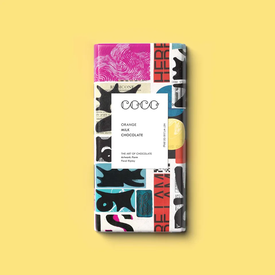 coco-chocolatier-chocolate-bars-orange-milk-schokolade-80g image 1