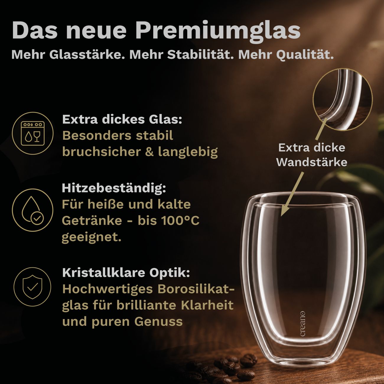 creano-gastro-doppelwandglas-250ml-2er-set-gastroseal image 8