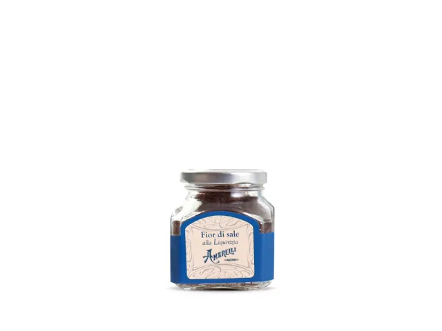 amarelli-gastronomia-fior-di-sale-lakritzsalz-150g image 1