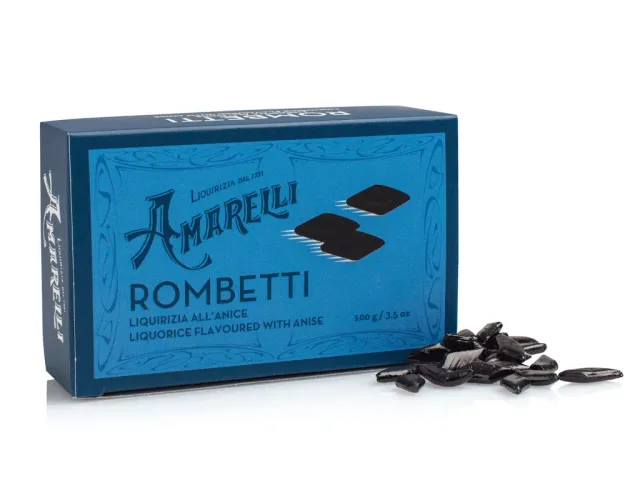 amarelli-liquirizia-aromatizzata-rombetti-lakritz-anis-100g image 1