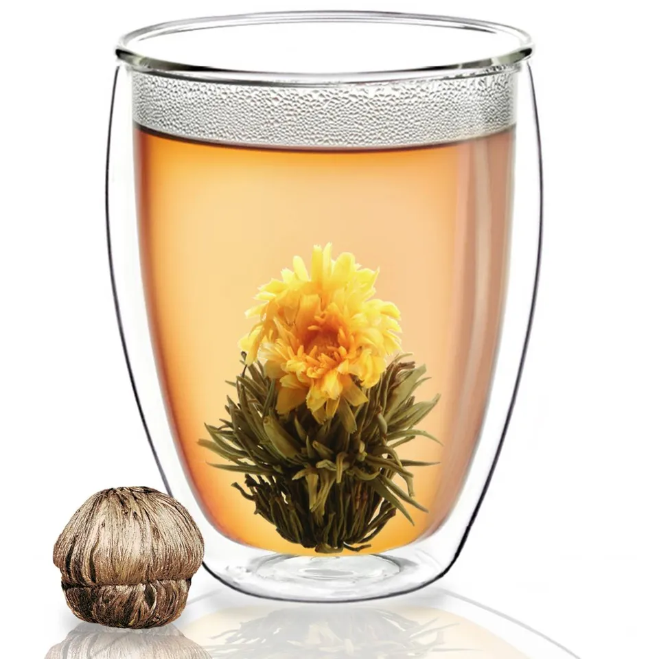 creano-erbl-htee-thermoglas-hoch-400ml-doppelwandig-mit-teeblume image 1