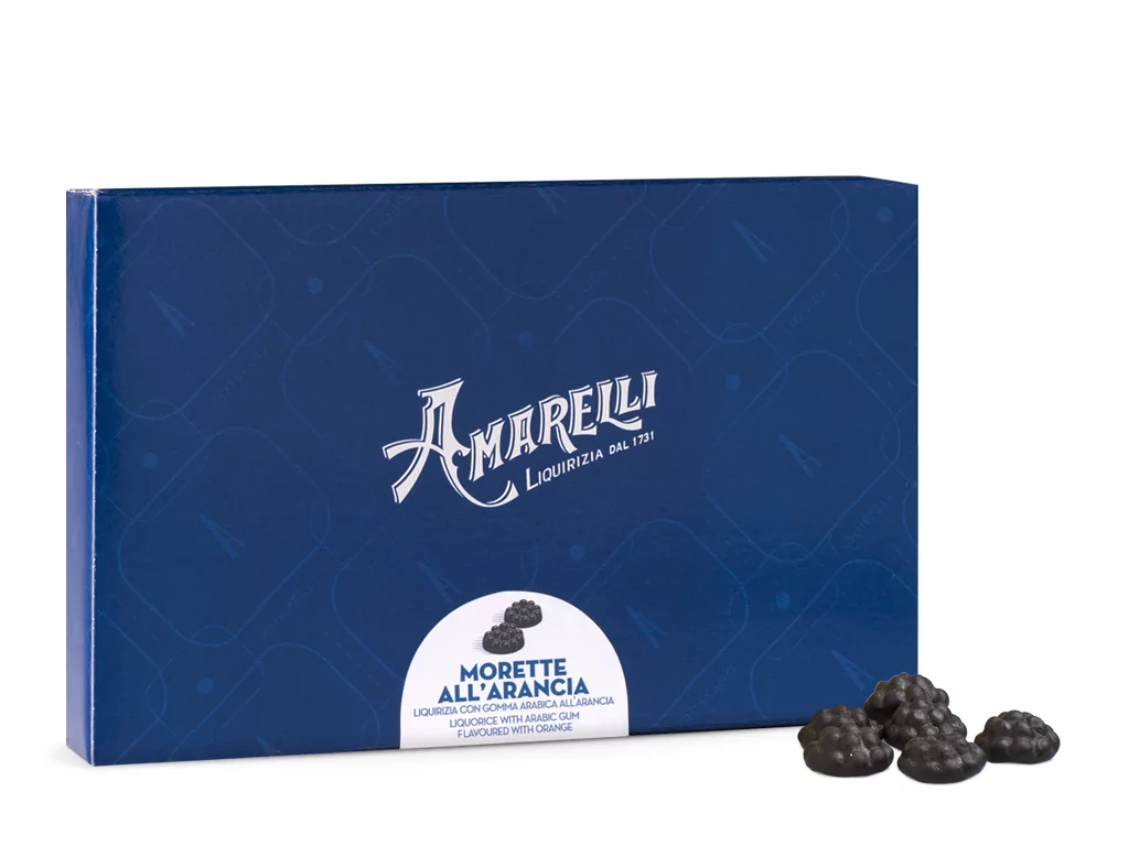 amarelli-morette-weiches-lakritz-orange-500g image 1