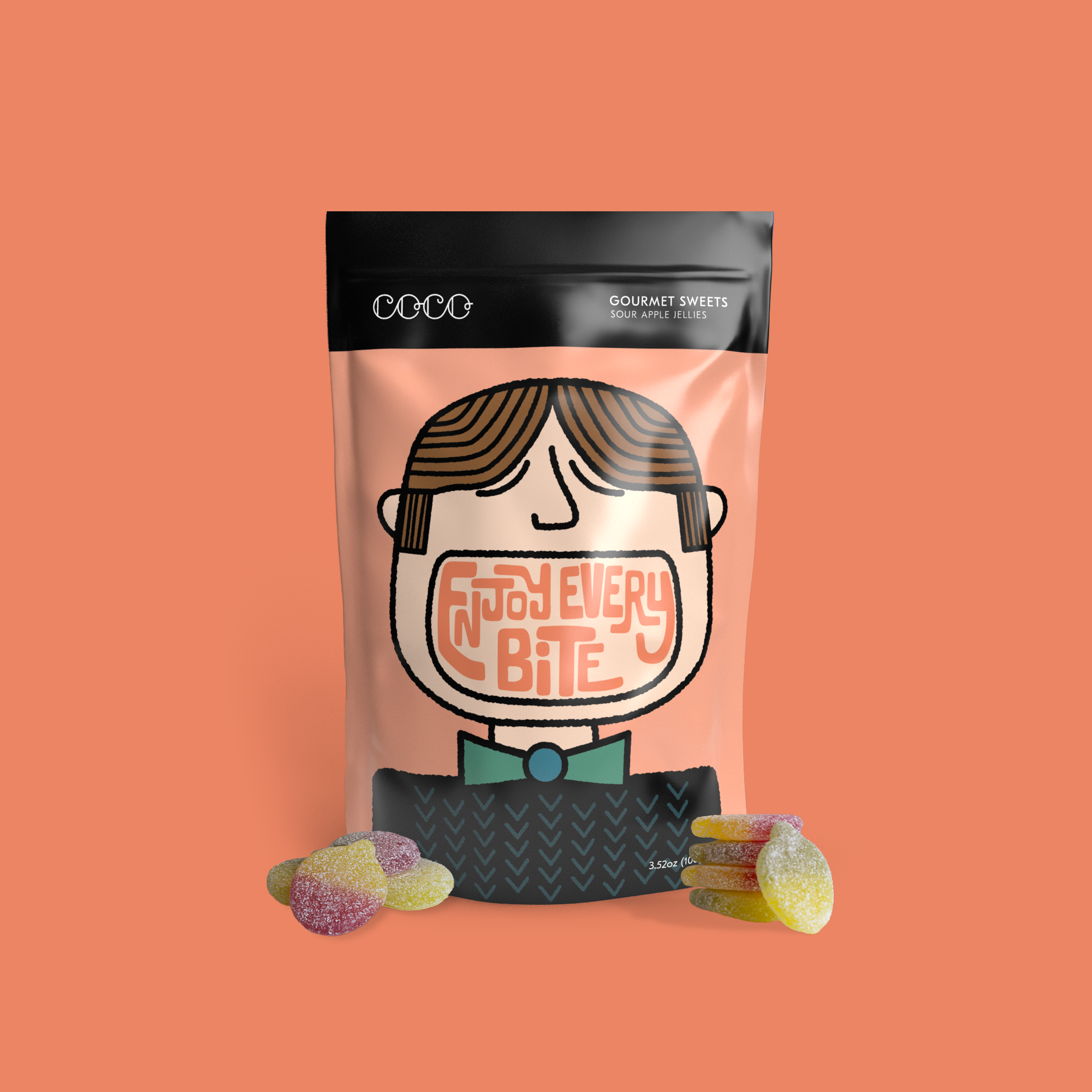 coco-chocolatier-sweets-sour-apple-fruchtgummi-100g-vegan image 5