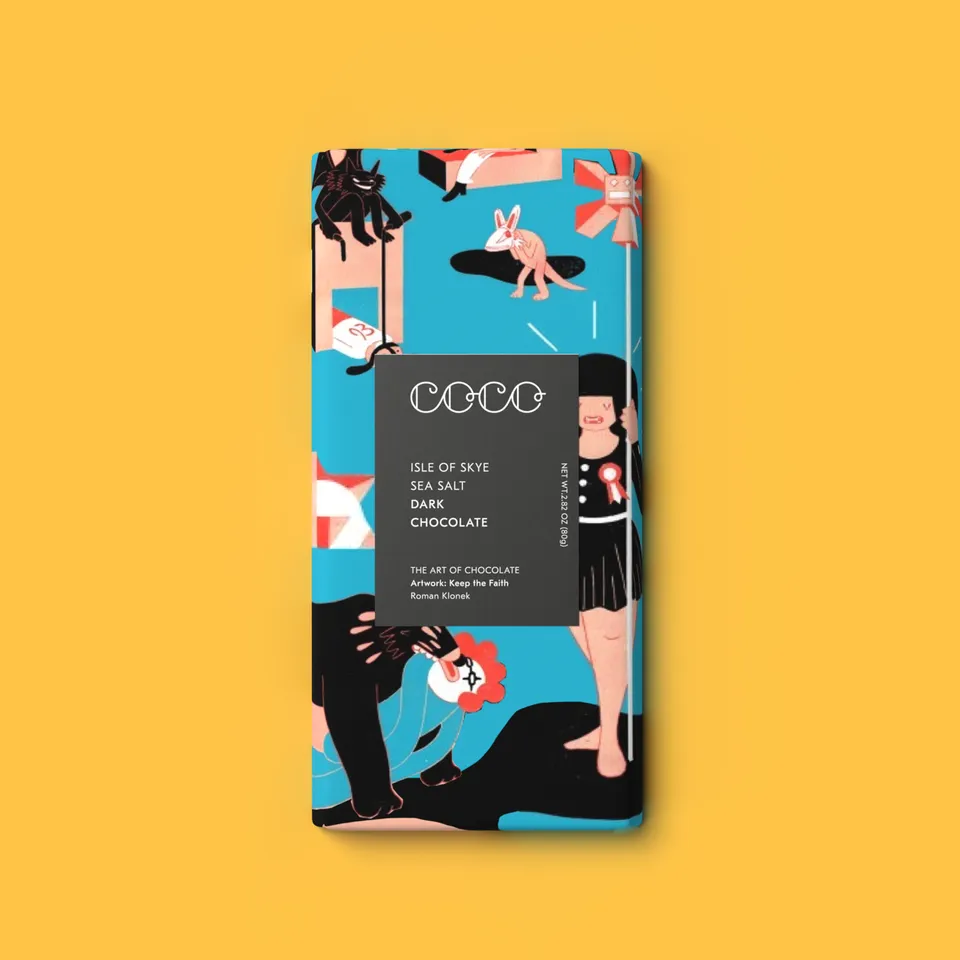 coco-chocolatier-chocolate-bars-isle-of-skye-sea-salt-tafel-80g-vegan image 1