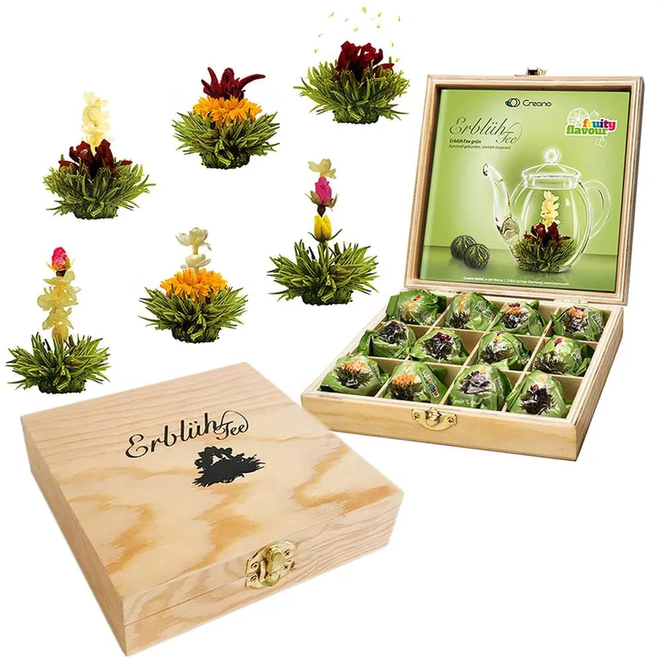 creano-erbl-htee-gr-ntee-teeblumen-12er-holzbox-fruchtig image 1