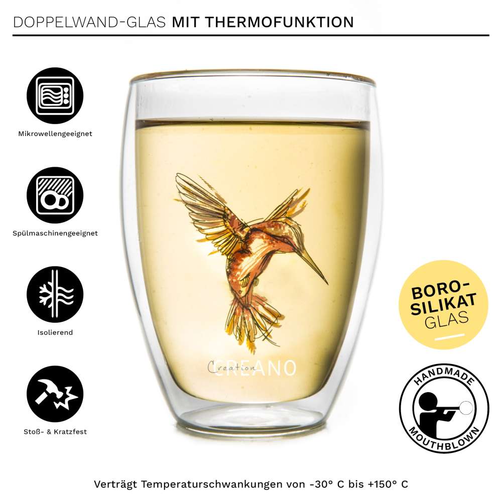 creano-hummi-thermoglas-250ml-blau-mit-kolibri-motiv image 3