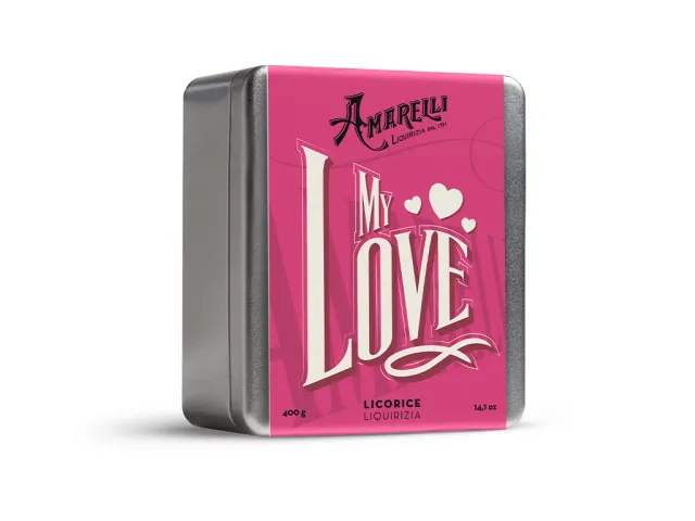 amarelli-idee-regalo-silver-box-lakritz-dose-400-g-geschenk image 1