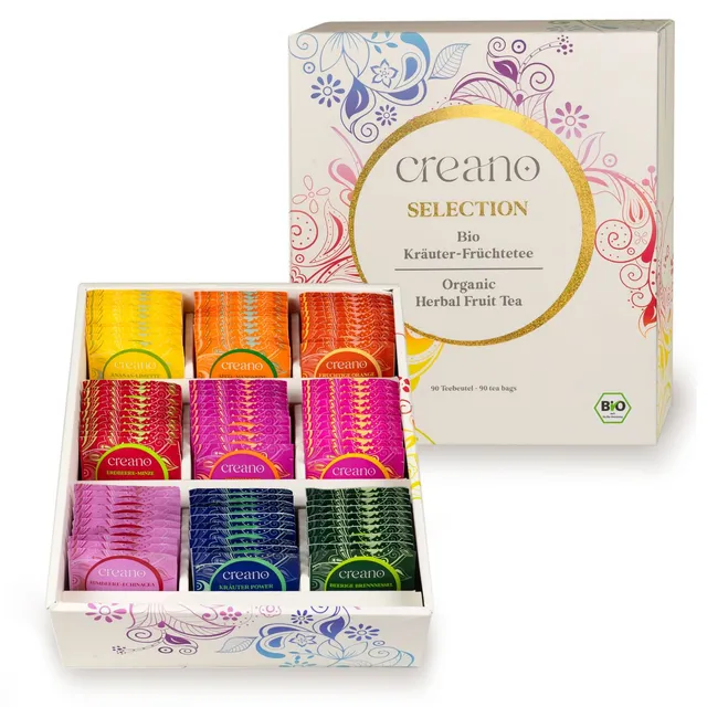 creano-bio-tee-90er-mix-kr-utertee-geschenkset-90-beutel image 1