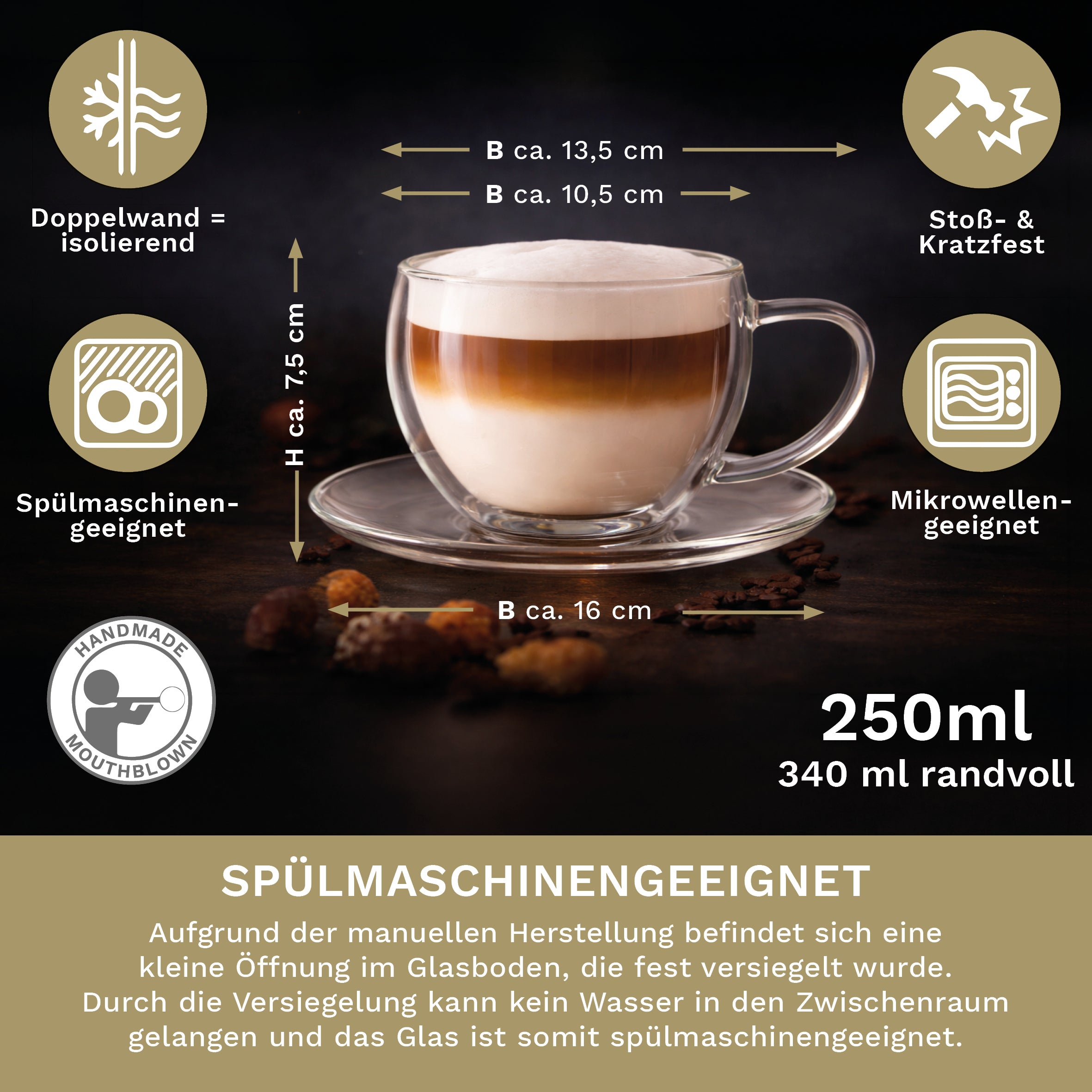 creano-thermo-tasse-250ml-glas-mit-henkel-und-untertasse image 3