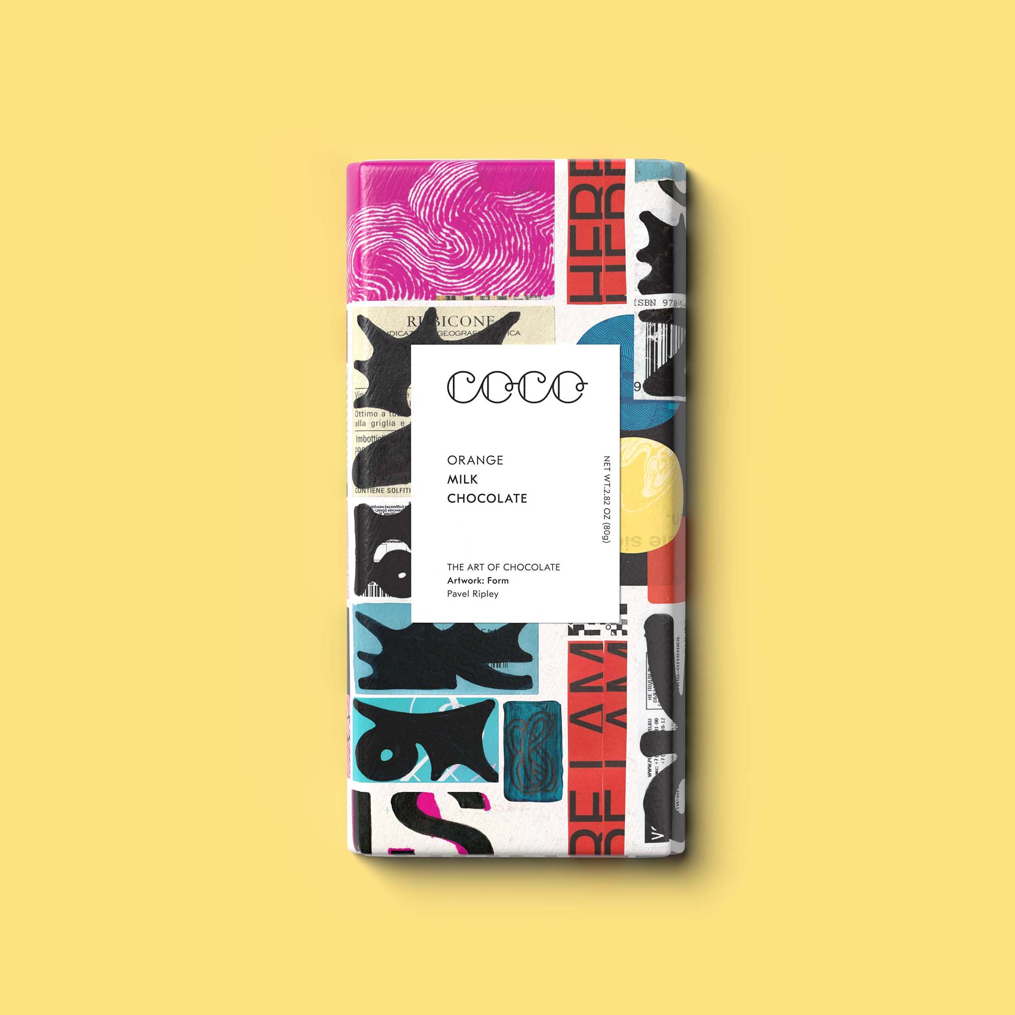 coco-chocolatier-chocolate-bars-orange-milk-schokolade-80g image 1