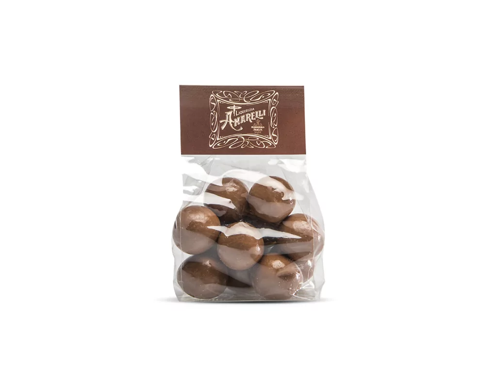 amarelli-cioccolata-bonbons-vollmilch-lakritzl-r-80-g image 1