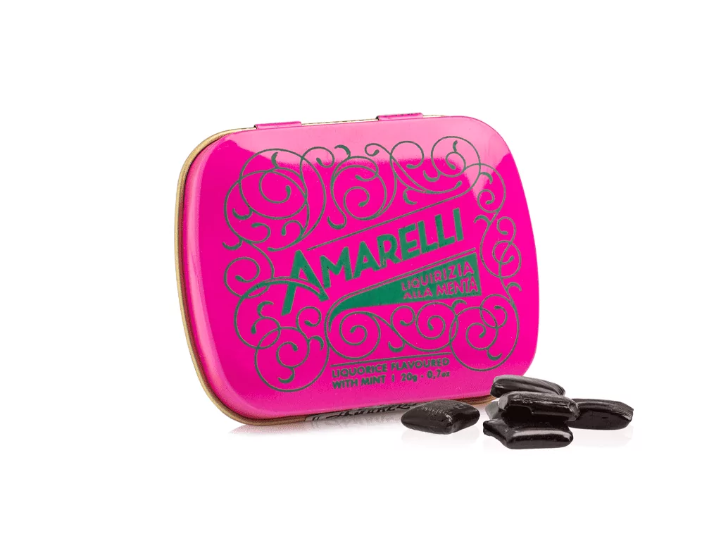 amarelli-liquirizia-aromatizzata-magenta-lakritz-minze-20-g image 1