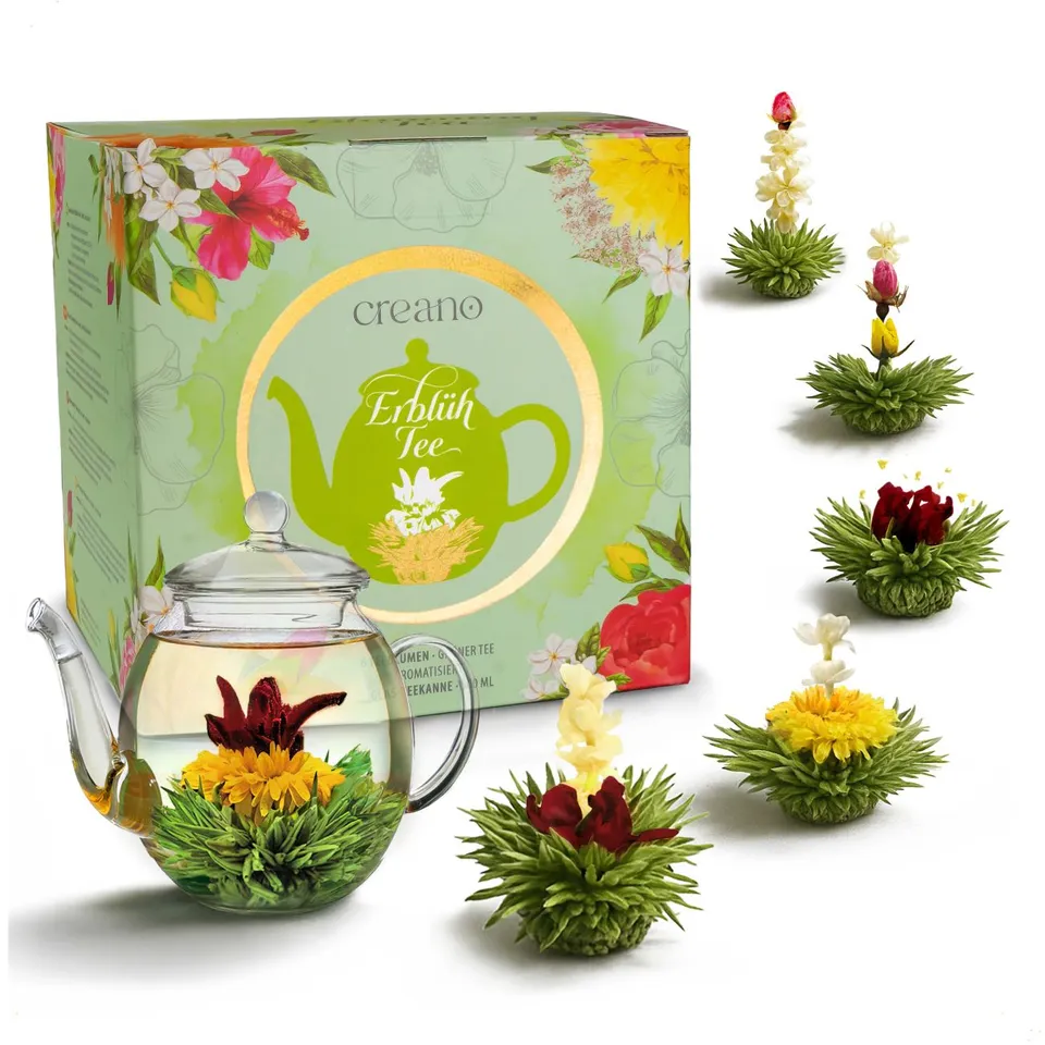 creano-erbl-htee-teeblumen-geschenkset-glaskanne-gr-ntee-frucht image 1