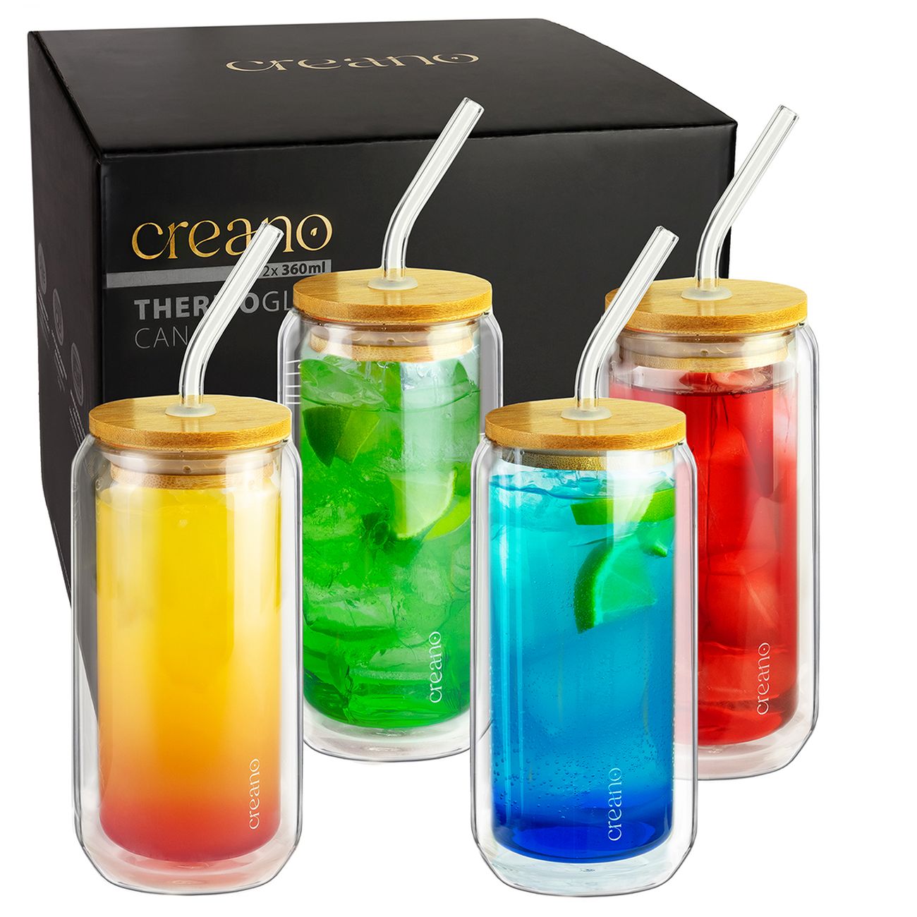 creano-thermo-trinkglas-360ml-mit-bambusdeckel-strohhalm image 3