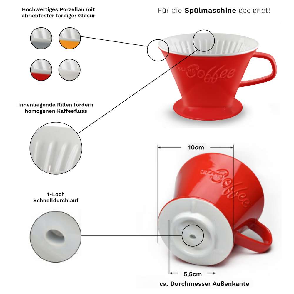 creano-kaffeefilter-porzellan-gr-4-rot-handfilter image 5